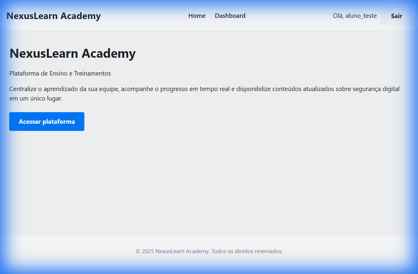 NexusLearn — homepage