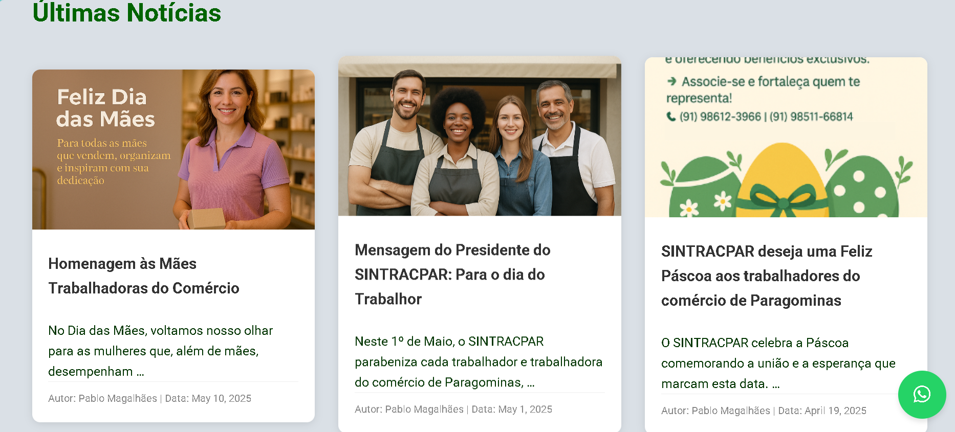 Sindicato — gestão de membros